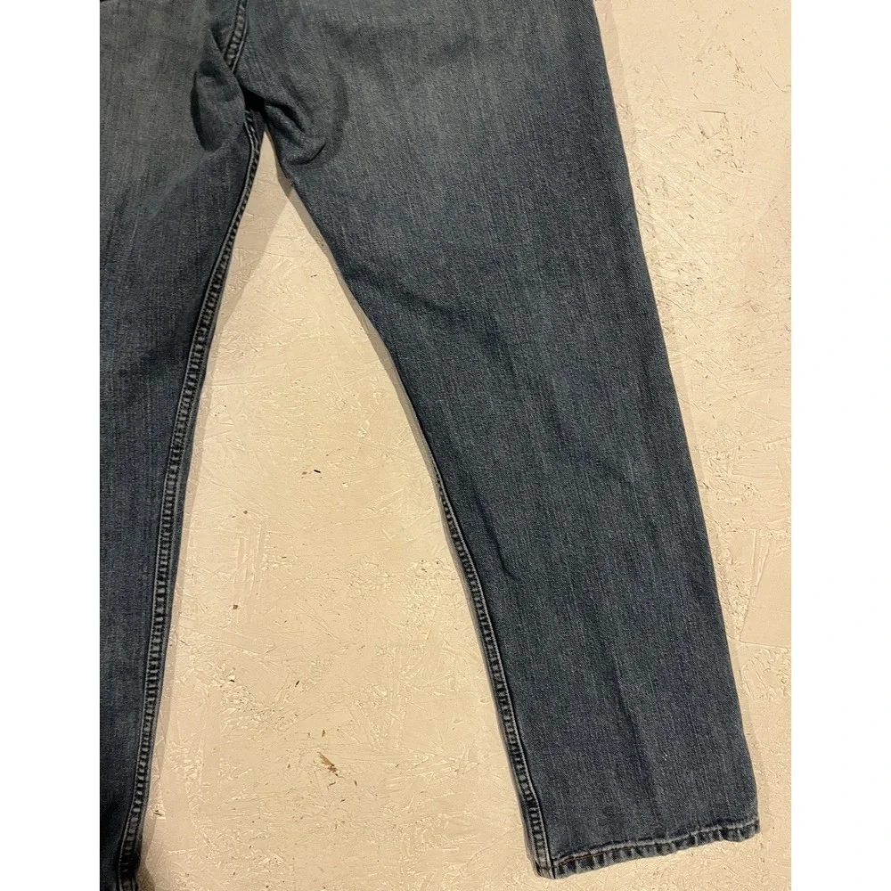 Vintage Levi's 505 Regular Fit Straight‎ Leg Blue Jeans Mens Size 34x32